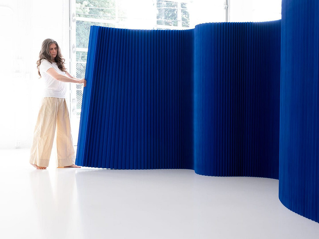 Softwall blue paper