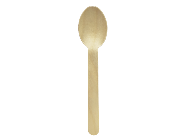 Greenlid Sustainable Birch Wood Spoon - 24 Pack