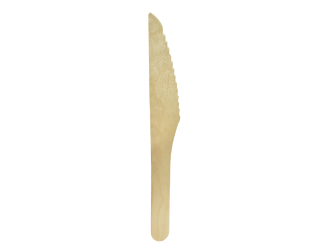 Greenlid Sustainable Birch Wood Knife - 24 Pack